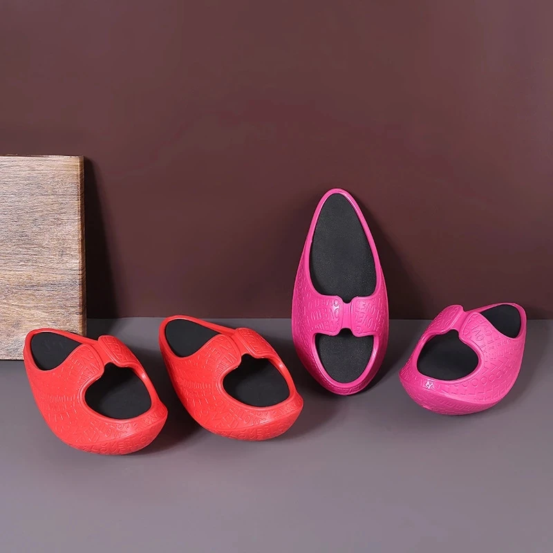 

Women's Swing Shoes Lose Weight Slippers Fashion Fitness Body Building Leg Slimming Summer Slides Sports and Fitness Shoes