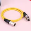 1m XLR Cable Male to Female 3Pin Zinc Alloy Professional Flexible and Durable Noise-Free Audio Cable Cord for Microphone ► Photo 3/6