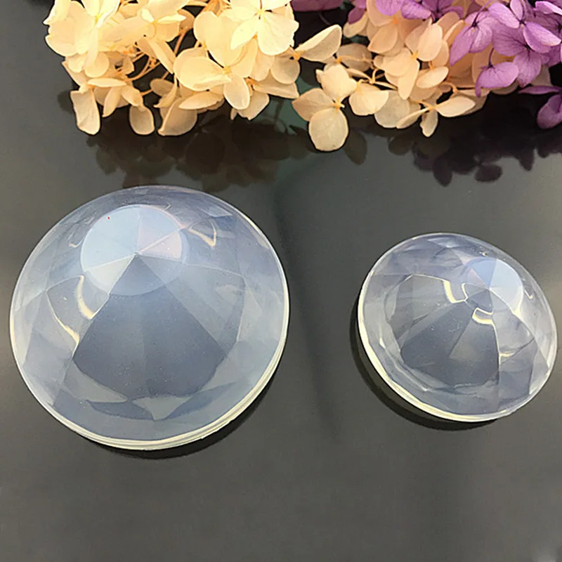 

Silicone Multifunction Cake Making Moulds Jewelry Mold Cake Decorating Tools Crystal 1Pcs DIY Handmade Diamond Shape