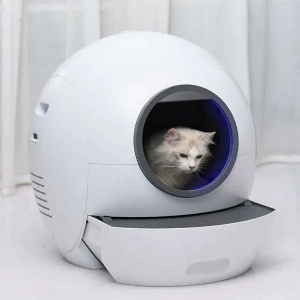 

WIFI Intelligent Automatic Self Cleaning Fully EnClosed Feces Cat Litter Box Deodorant Shovel UV Sterilization Cat Toilet
