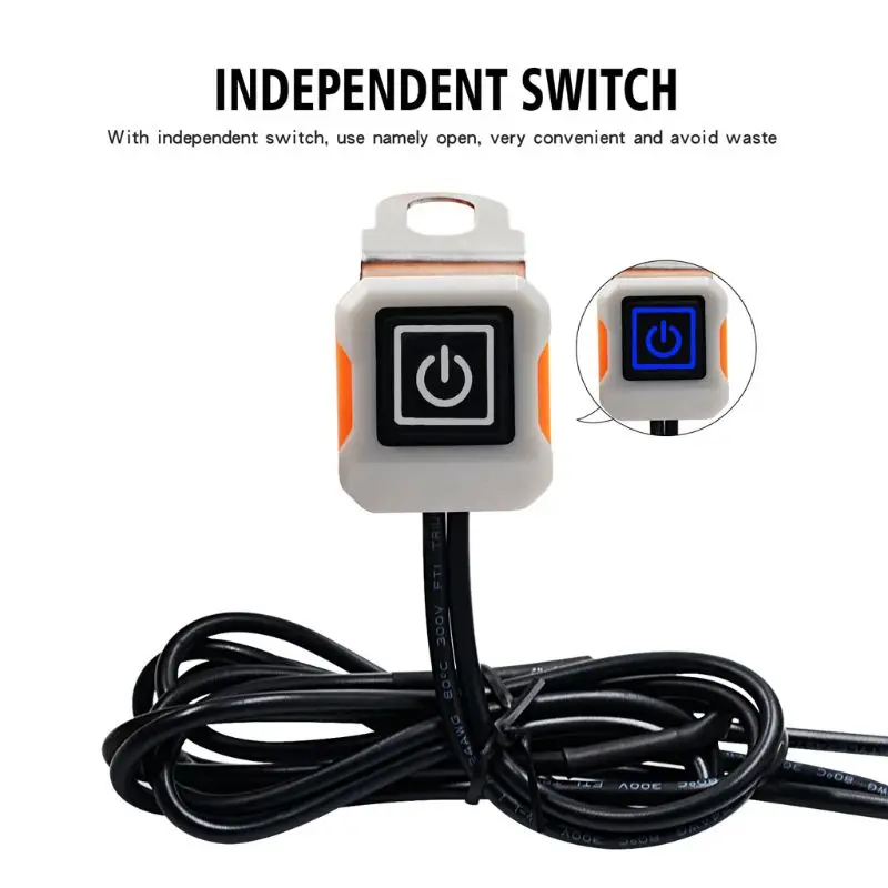 Металлический 12V мотоциклов Водонепроницаемый QC3.0 Dual USB быстрой Зарядное устройство Светодиодный переключатель вольтметра