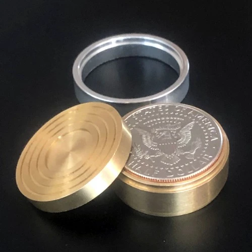 magnetic mexican 20 centavo coin super strong 2 86cm copper magic tricks stage close up magia coin appear magie gimmick prop Duvivier Coin Box (Half Dollar) Three In One Box Magic Tricks Close Up Magia Illusion Gimmick Prop Appearing Coin Magie Magician