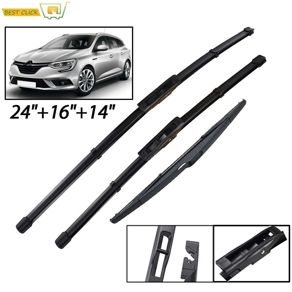 Misima лобовое стекло стеклоочистителей для Renault Megane Sport Tourer переднее заднее окно 2009