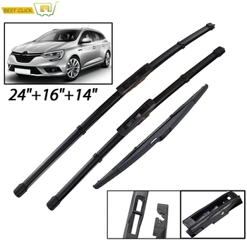 

Misima Windshield Windscreen Wiper Blades For Renault Megane Sport Tourer Front Rear Window 2009 2010 2011 2012 2013 2014 2015