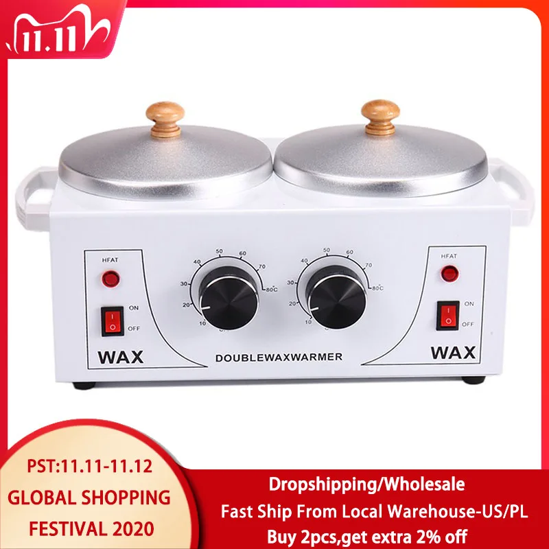 Double Furnace Wax Treatment Machine Multifunctional Temperature Control Hair Removal Wax Treatment Machine Hand Wax Treatment afbeelding