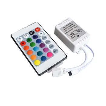 

Led LED Strip Controller 44 Keys LED IR RGB Controler LED Lights Controller IR Remote Dimmer DC12V 6A For RGB 3528 5050 Lighting