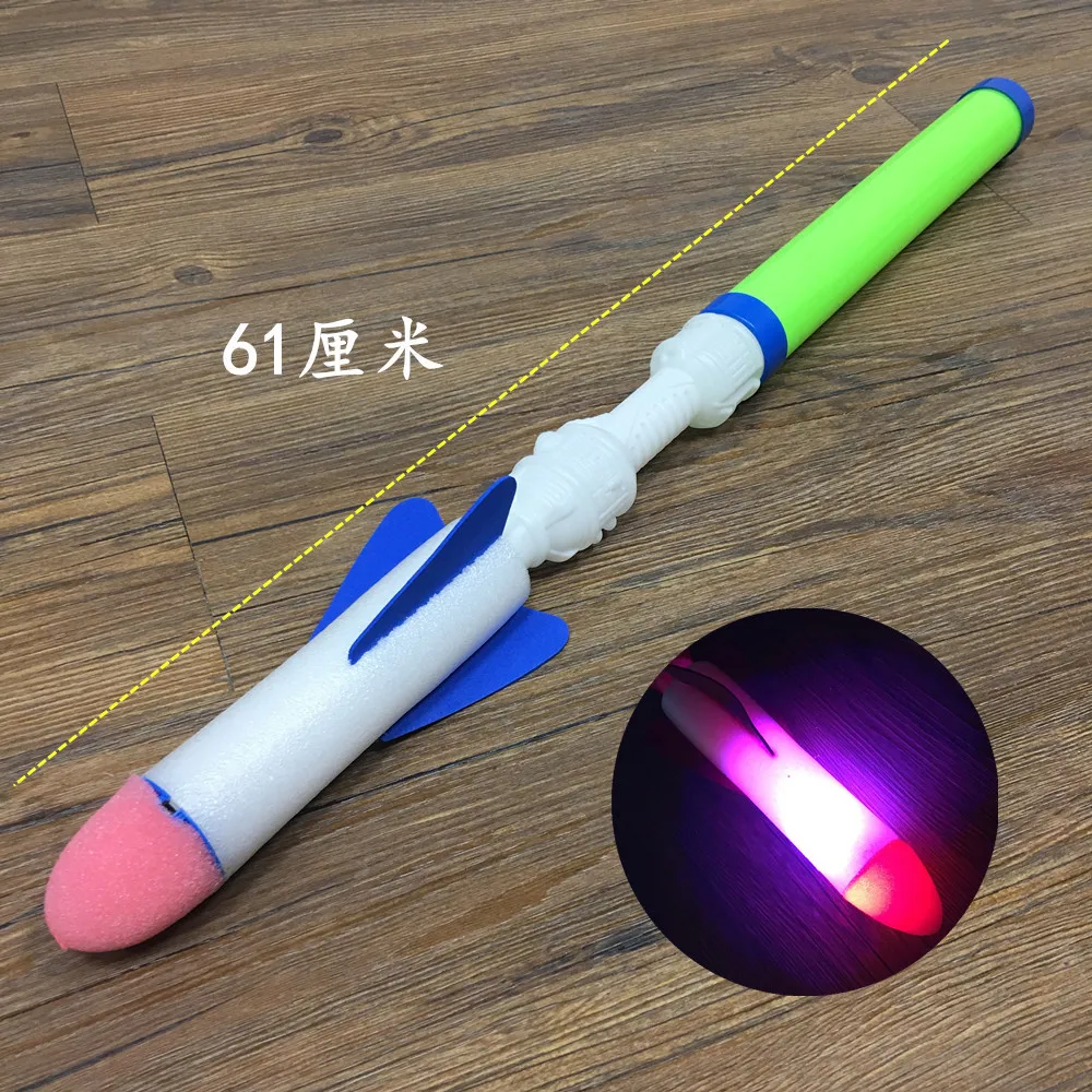 

61 Cm Sound Making Light Included Light Rocket Laucher Toy Foam Aviation Model Eva Rockets-Emission