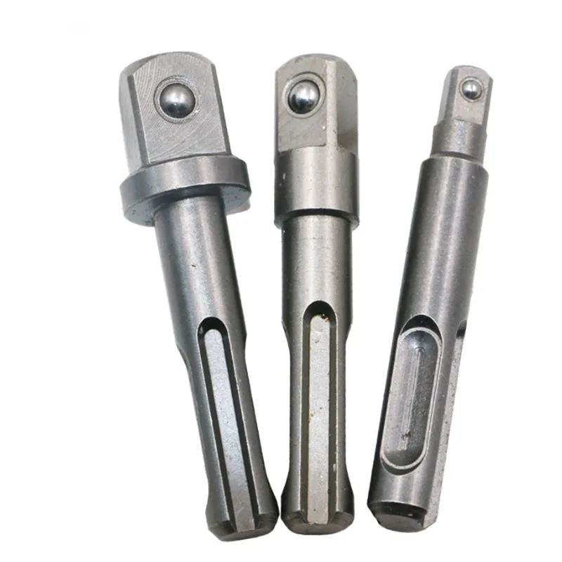 

3pcs SDS Socket Driver Set Core Drill Bit Adaptor 3/8 1/4 1/2" Hex Shank Converter Impact Drill Hammer Adapter Hand Tools