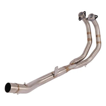 Slip On Motorcycle Exhaust Front Link Pipe Stainless Steel Exhaust System For CB500R CB500F CB500X 2013-2019