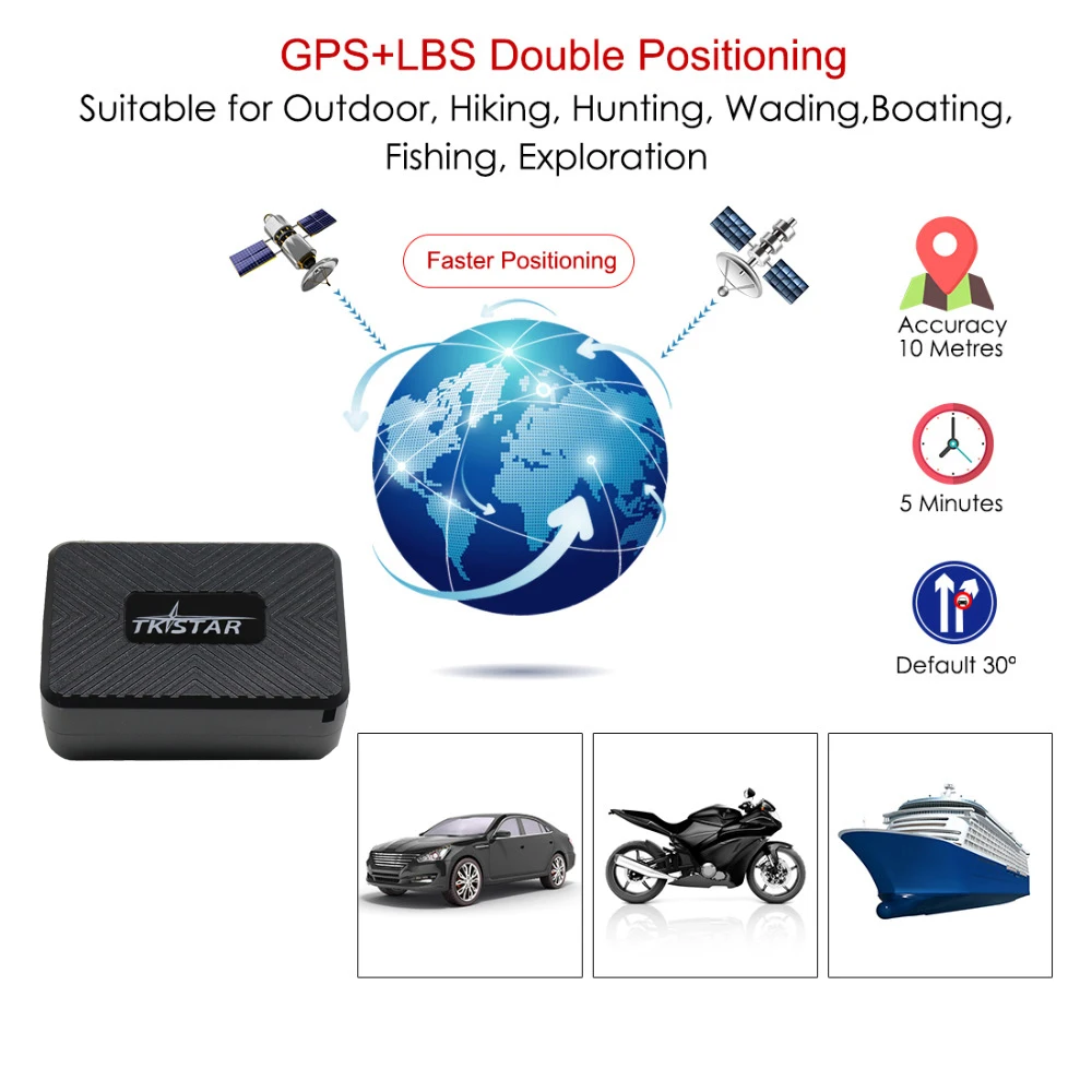 gps location tracker Mini GPS Tracker Car TKSTAR 2G GSM GPS Tracker Locator Magnet Voice Monitor 25 Days Standby Free APP Vehicle GPS PK TK905 GF07 GPS Trackers