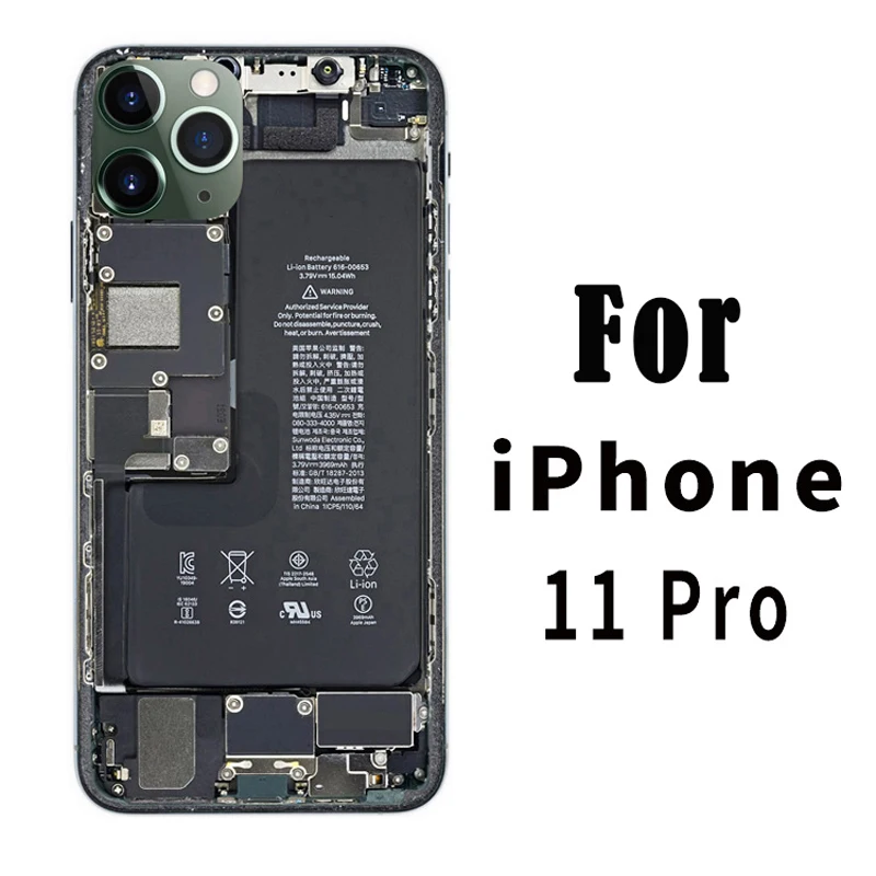 For iPhone 11 Pro Запасная батарея, наклейка для телефона для iPhone 11 Pro Max 11 Pro 11, Новая классная забавная компонентная наклейка на заднюю панель s для iPhone 11 Pro 11 - Цвет: For iPhone 11 Pro