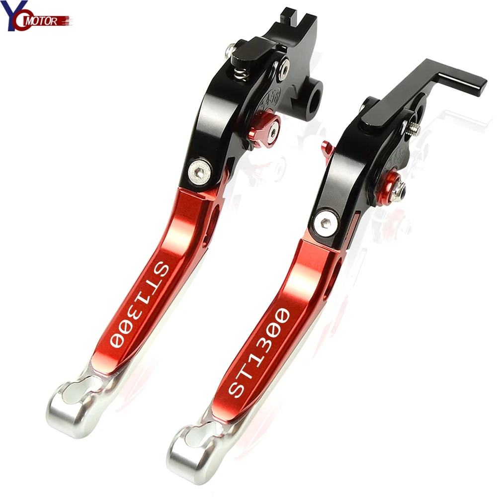 Для Honda ST1300 ST 1300 ST-1300 2008 2009-2012 CNC регулируемые, для гонок мотоцикла сцепные рычаги аксессуары для мотоциклов