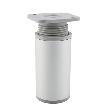 

4 × Furniture Sofa Legs Aluminum Round Tube Height Adjustable Furniture Feet Cabinet Table Sofa Bed Legs Furniture Foot