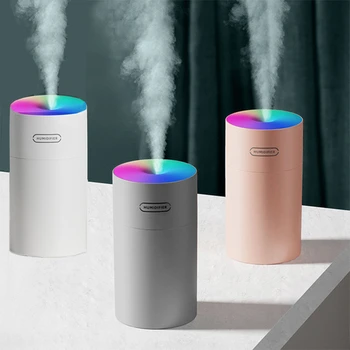 

Portable 270ml Humidifier USB Ultrasonic Dazzle Cup Aroma Diffuser Cool Mist Maker Air Humidifier Purifier with Romantic Light