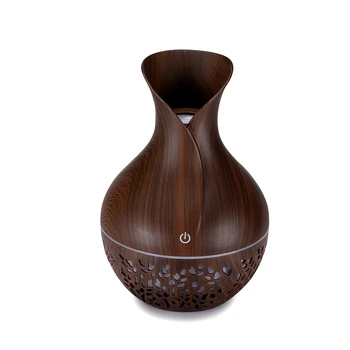 

7 Color Night Light Wood Grain Humidifier Ultrasonic Essential Oil Diffuser Single Room Humidifiers