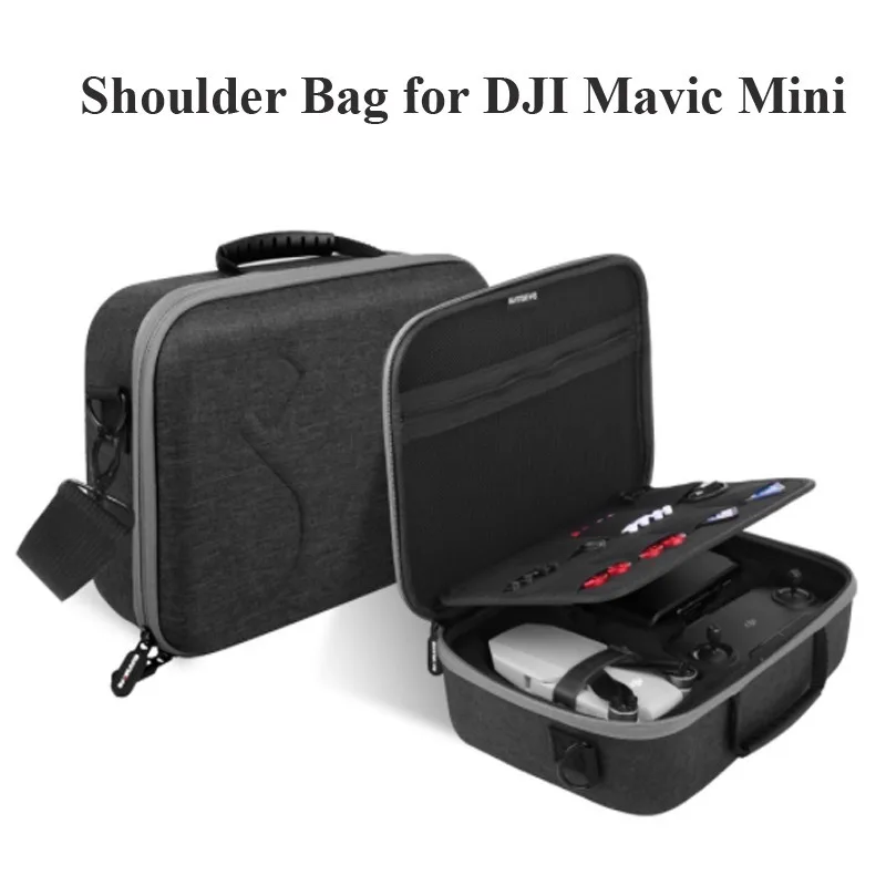 Buy WZY Mavic Mini Shoulder Bag Portable Carrying Storage Case for DJI Mavic Mini Accessories Drone Body Remote Controller Propeller 