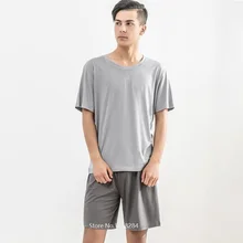 Youpin COMOLIVING Мужская кожа шорты с коротким рукавом домашний костюм удобные пижамы летние мужские пижамы ночное белье