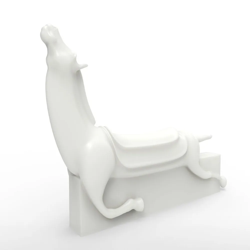 Растительная лошадь 3D печатная скульптура enfeite para casa Art Современные скульптурные Аксессуары Инструмент Escultura