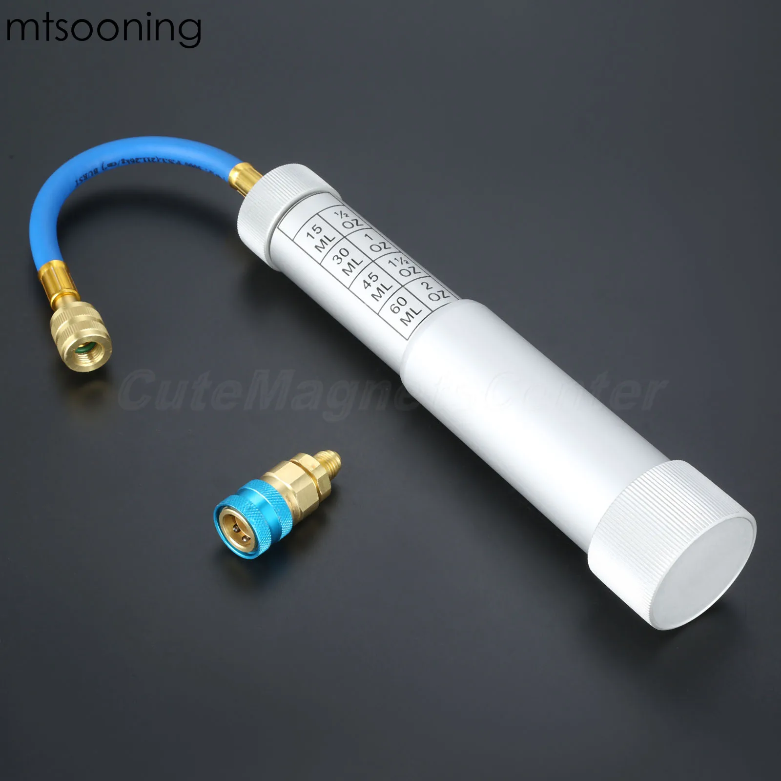 Mtsooning 1/4 &quotSAE A/C AC 2 унции масла/инжектор красителя R12 R134a R410a ручной поворотный