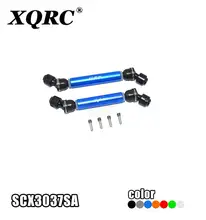 

XQRC Aluminum alloy cylinder steel CVD head front and rear drive shaft for 1 / 10 RC crawler axial axi03007 scx10 III jeep