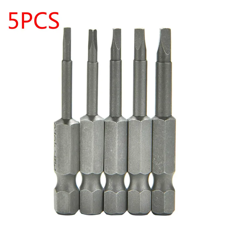 

5Pcs/Set 1/4 Inch Steel Anti Slip Magnetic Triangle Head Screwdriver Bit Set Hex Shank Electric Power Tool Accessories Tools Set