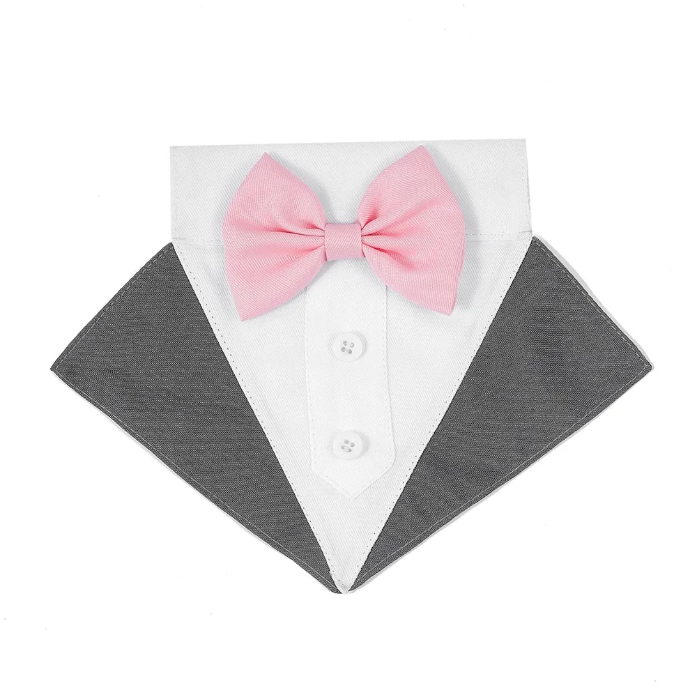 Title 27, Dog Tuxedo Bandana Collar Pet Wedding Bow Tie S...