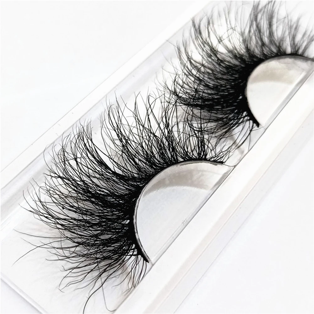 1 Pair 3D Mink False Eyelashes 20mm Soft Fluffy Natural Thick Wispies Fake Lashes Makeup Extension Cruelty-free Handmade Eyelash | Красота и