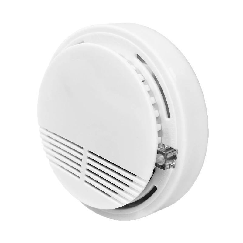 5 uds alarma detector de humo Sensor independiente humo sensor de alarma para la casa de seguridad de la Oficina de humo fotoeléctrico de alarma