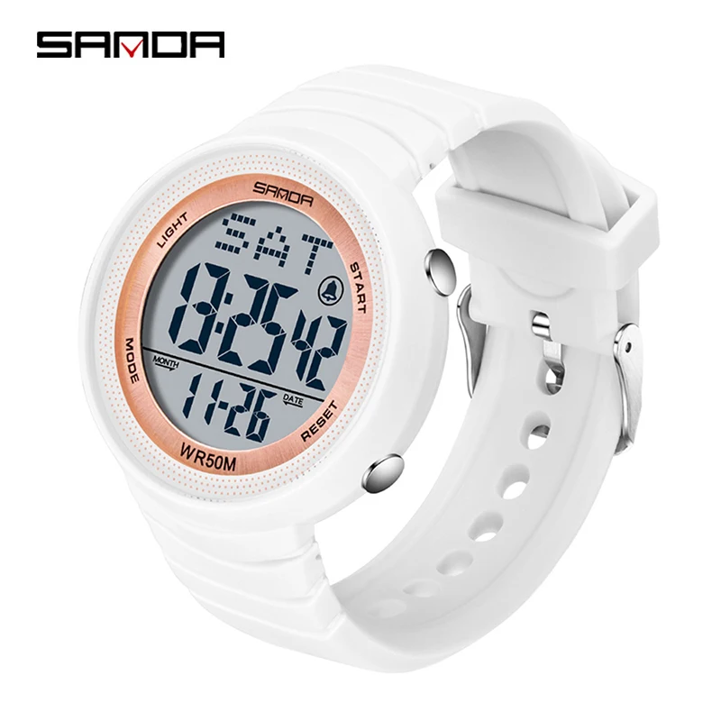 

Women Watch Fashion Waterproof Ultra-thin Silicone Strap Women Wristwatch LED Ladies Digital Watches Relogio Feminino