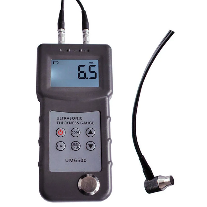 

Um6500 Portable Digital Ultrasonic Thickness Gauge Meter Metal Thickness Meter 1.0-245Mm,0.05-8Inch (In Steel) 0.1Mm