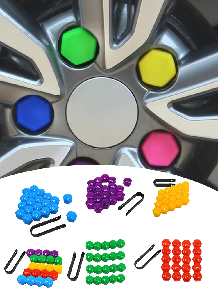 20pcs 17mm 19mm Wheel Nut Bolt Head Cover Cap Protective Bolt Caps Exterior Decoration Protecting Bolt Rims Screws Plugs 20pcs 17mm 19mm Wheel Nut Bolt Head Cover Cap Protective Bolt Caps Exterior Decoration Protecting Bolt Rims Screws Plugs