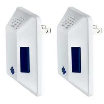 

2pcs Multifunction Ultrasonic Mosquito Dispeller Portable Insect Repellent Silent Animal Repellent for Home Room (UK/EU/US Plug)