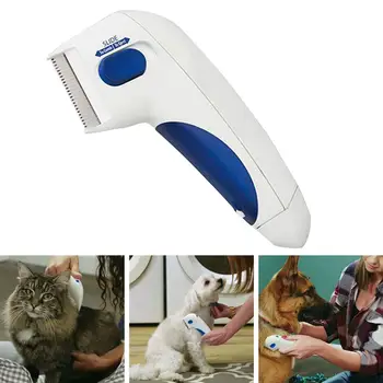 

Professional Flea Electric Flea Comb Head Lice Removal Flea Controller Killer Electric Comb Great Doctor For Dogs Cats Pet