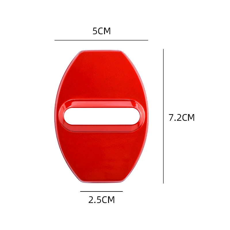 Car Door Lock Cover Stickers 4pcs For Seat Ibiza Leon cupra Ateca Arona Alhambra Tarraco
