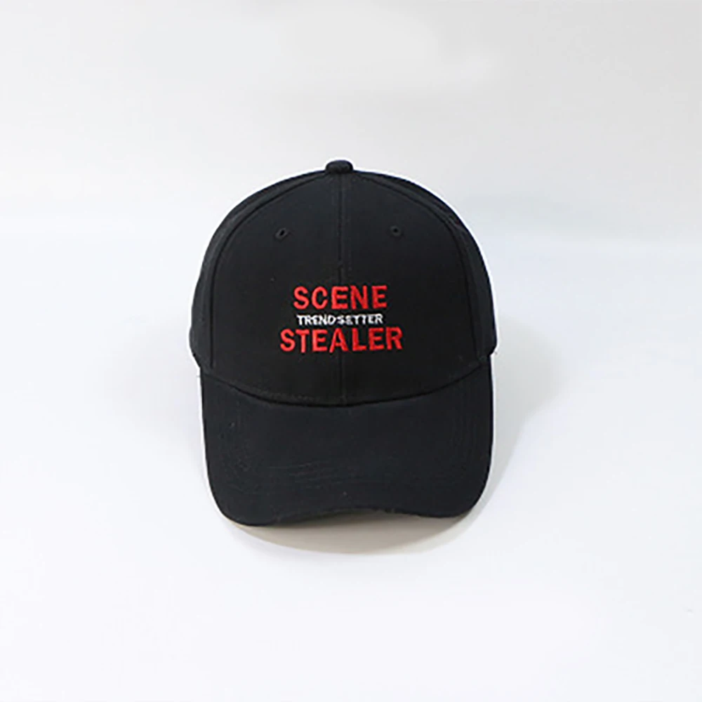Новая Корейская бейсболка для мужчин и женщин с надписью SCENE STEALER сплошной цвет Летний солнцезащитный щит кепки s колледж уличная мужская шляпа молодых костей
