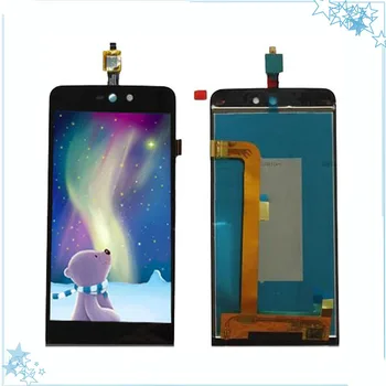 

Black High Quality For Wiko Rainbow Lite 4G LCD Display + Touch Screen Digitizer Assembly Free Shipping
