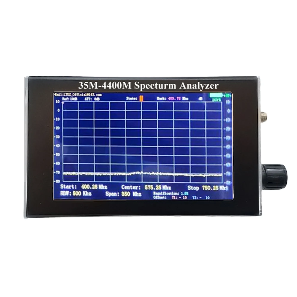 US $111.76 New 43 Inch Display Handheld Spectrum Analyzer 35MHz44GHz Simple Measurement Of Interphone Signal