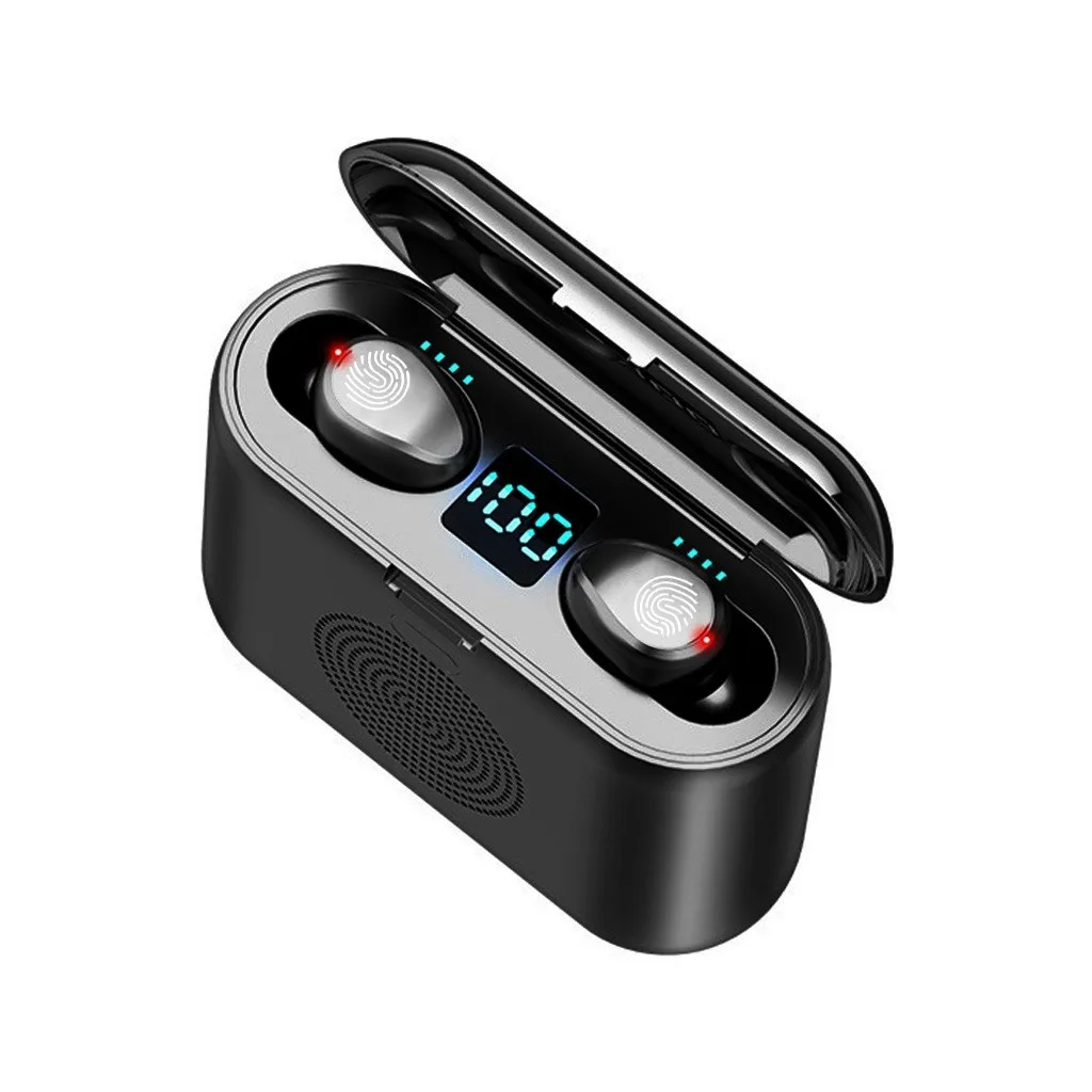 Twins Touch Bluetooth 5 наушники спортивные стерео Беспроводная гарнитура 6D звук динамик# T2