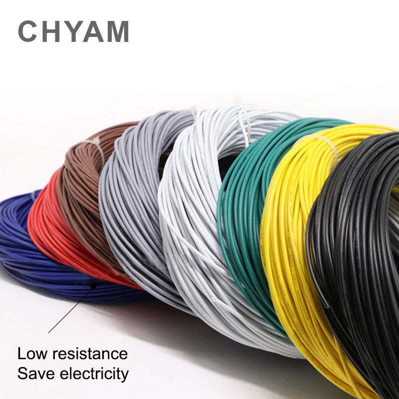 5 Meters 5M UL1007 Wire 24awg 26 28 30 22AWG 18AWG 16AWG PVC Electronic Cable Wire