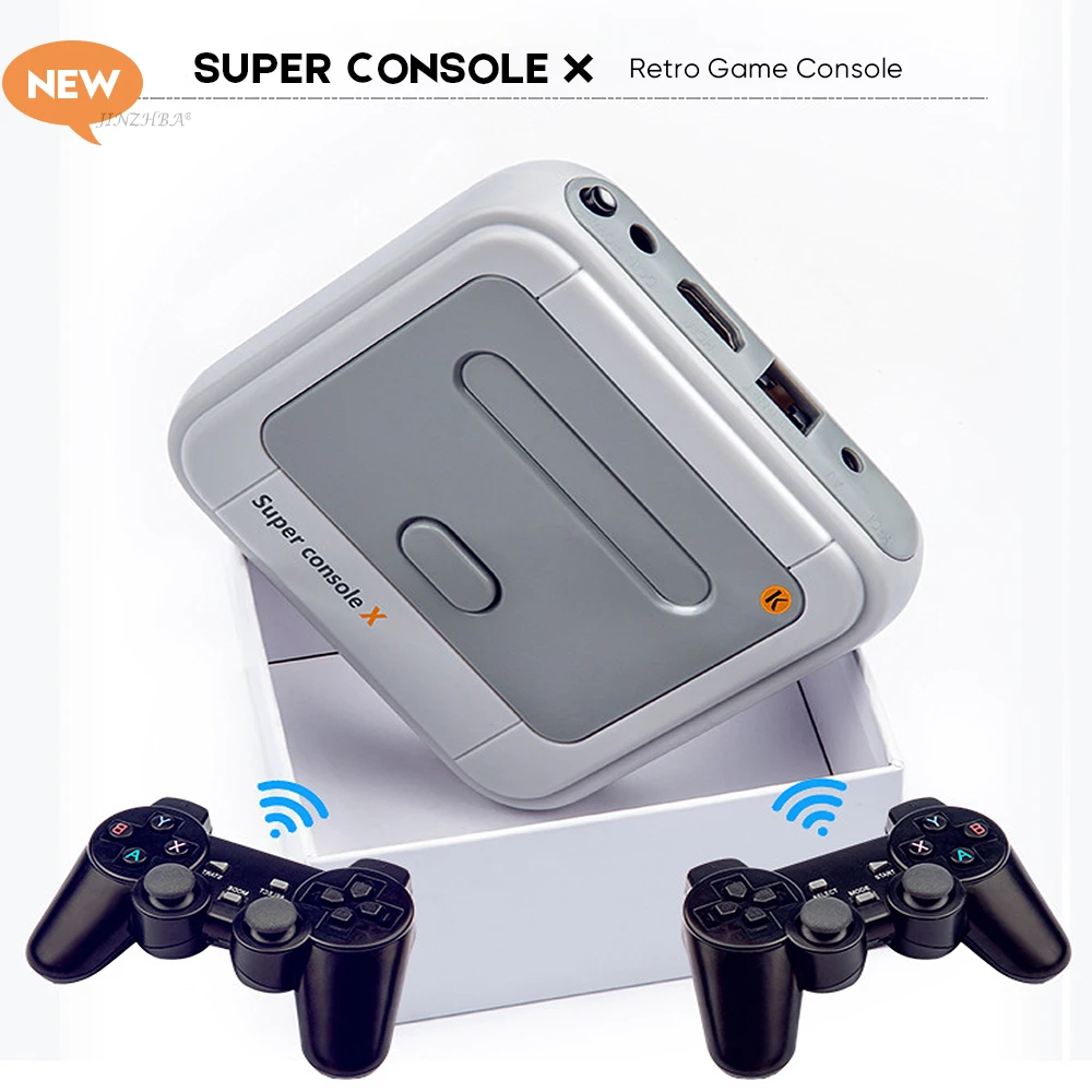 

Dropshipping SUPER CONSOLE X WiFi 3D HD TV Video Consoles 40000+ Games Retro Game Console Player for NDS/PS1/PSP/GBA/N64