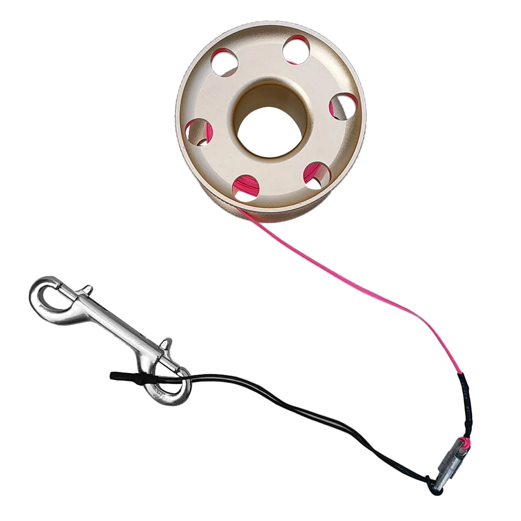 Lightweight Scuba Diving Finger Spool Reel and Replacement 50m/164ft 100ft 30m /20m/66ft Strong Strength Line