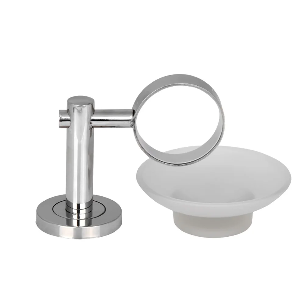 Прочный Круглый мыльный контейнер современный держатель для мыла из нержавеющей