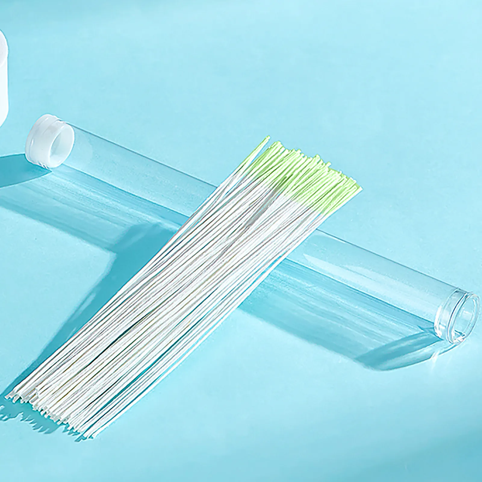 10cm 60pcs Ear Hole Cleaning Line Piercing Aftercare Sterilization Disposable Earrings Hole Cleaner Disinfection Ear Wires
