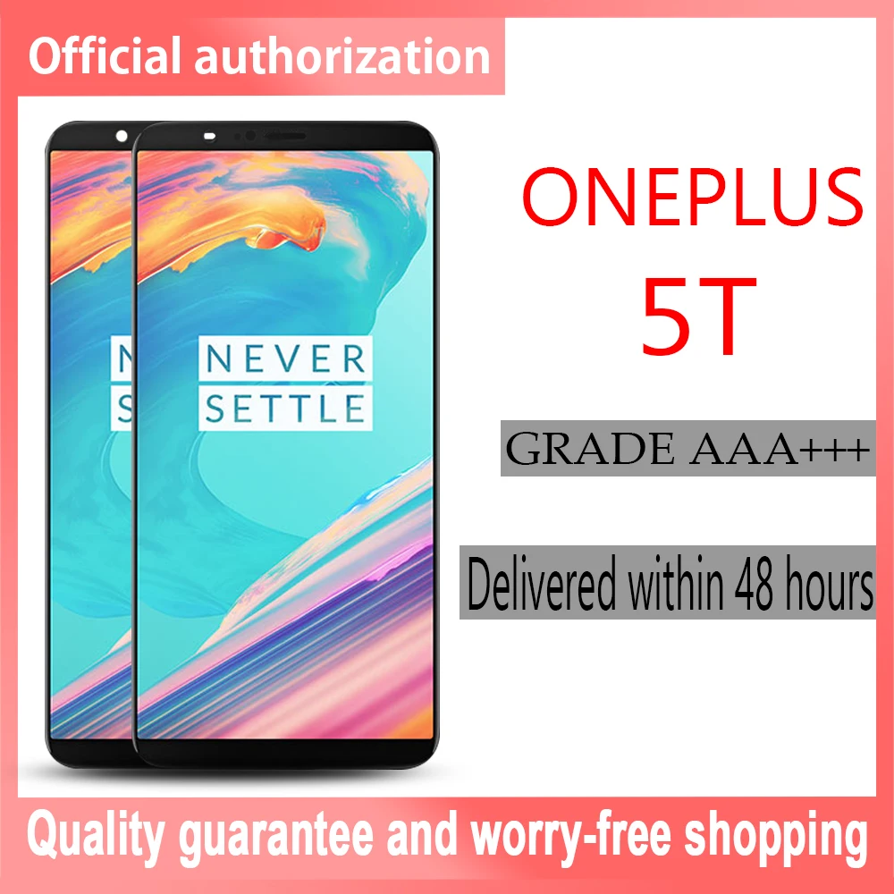Дисплей 6,0" для OnePlus 5 T, сенсорный ЖК-экран в сборе, замена для OnePlus 5T A5010, модуль ЖК-дисплея