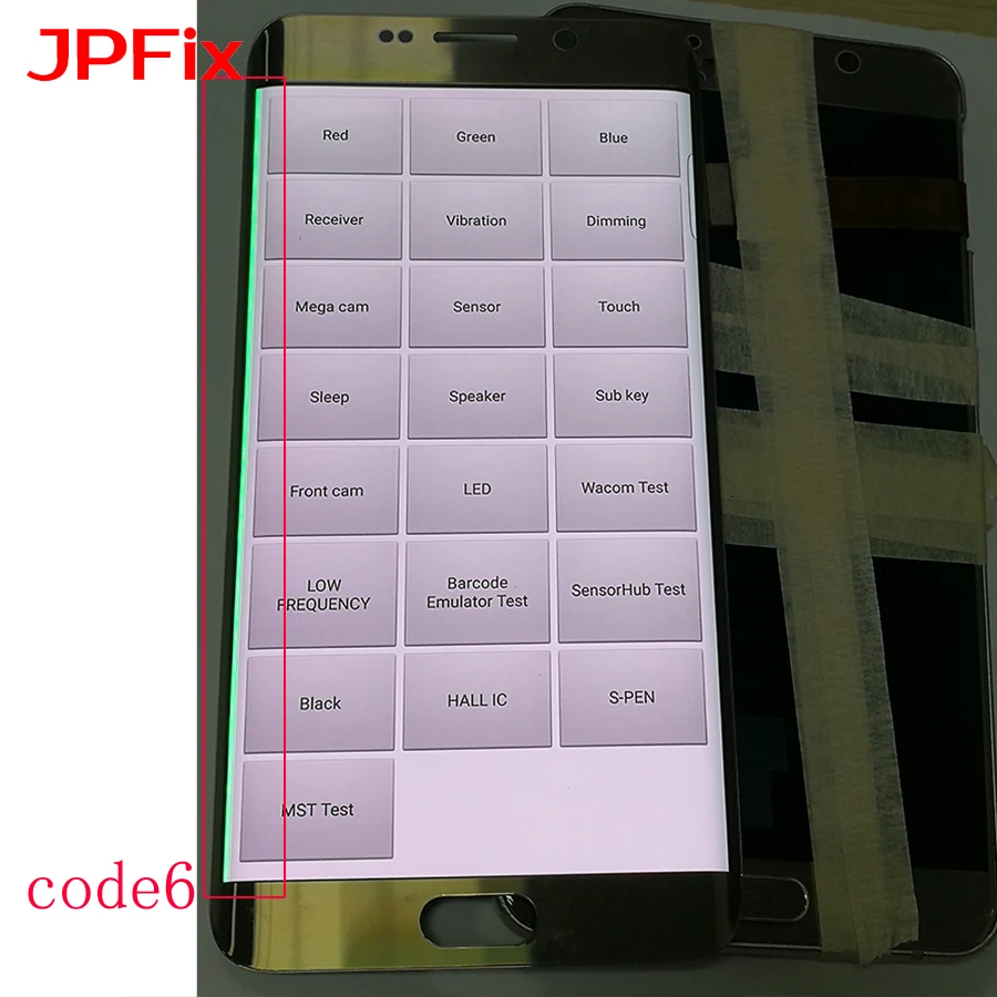 JPFix для samsung S6 edge+ Plus G928 ЖК-экран стекло дигитайзер панель сборка Pantalla запасные части дефект линии