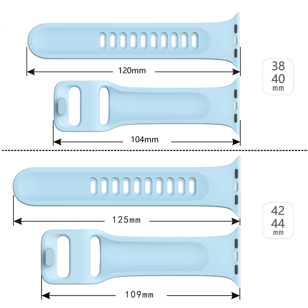 Жидкий силиконовый ремешок для наручных часов Apple Watch Series 4 5 44 мм 40 мм, ремешок для наручных часов iWatch 1/2/3, 42 мм, 38 мм, браслет на запястье