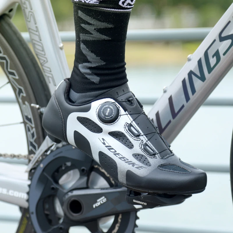 sidebike, обувь для шоссейного велосипеда, мужские кроссовки для езды на велосипеде, профессиональная спортивная обувь для велосипеда, самозакрывающаяся