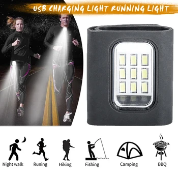 

LED Warning Light USB Rechargeable Emergency Working Lamp for Running Hiking Outdoor HVR88