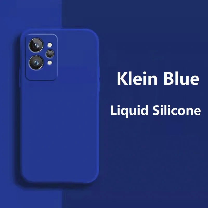 Für Realme GT 2 Pro Neue Handyhülle aus flüssigem Silikon mit geraden Kanten, ultradünne All-Inclusive-Linse, Fallschutz_voghion.com