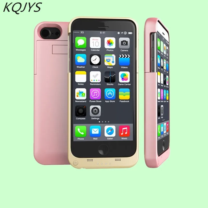 

KQJYS 3200mAh Portable Backup Charging Case For iPhone 6 6s 7 8 Battery Case Extenal Power Bank Battery Charger Cases